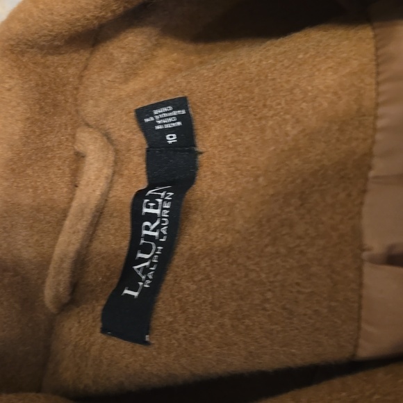 Ralph Lauren Crest-Patch Wool-Blend Coat - Picture 4 of 9